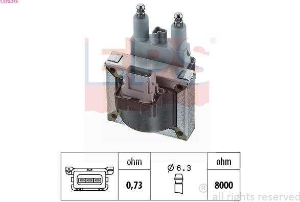 EPS 1.970.276 - Bobina d'accensione www.autoricambi360.it