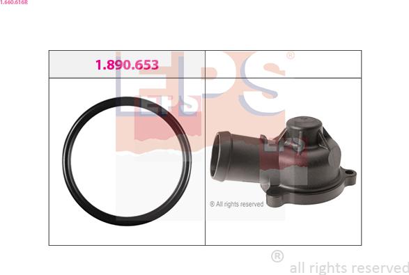 EPS 1.660.616R - Flangia d. refrigerante www.autoricambi360.it