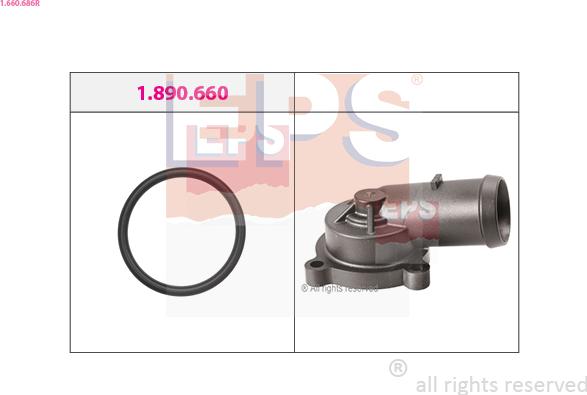 EPS 1.660.686R - Flangia d. refrigerante www.autoricambi360.it