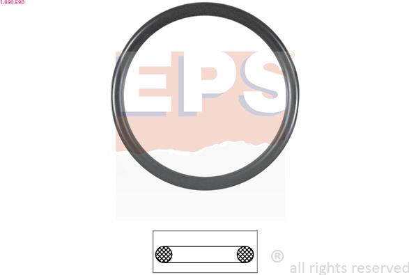 EPS 1.890.590 - Guarnizione, Termostato www.autoricambi360.it