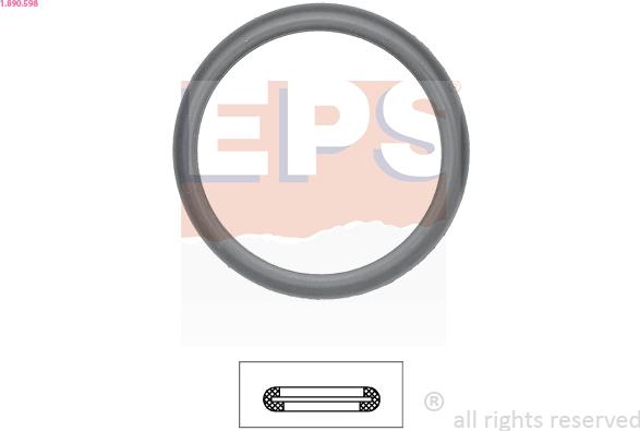 EPS 1.890.598 - Guarnizione, Termostato www.autoricambi360.it