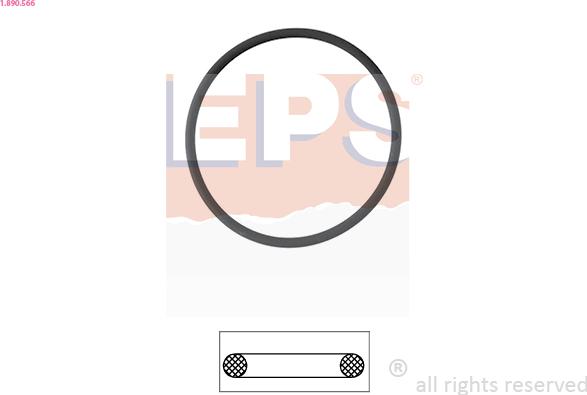 EPS 1.890.566 - Guarnizione, Termostato www.autoricambi360.it