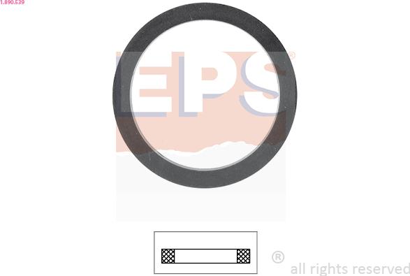 EPS 1.890.539 - Guarnizione, Termostato www.autoricambi360.it