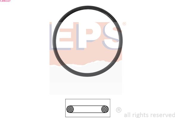 EPS 1.890.527 - Guarnizione, Termostato www.autoricambi360.it