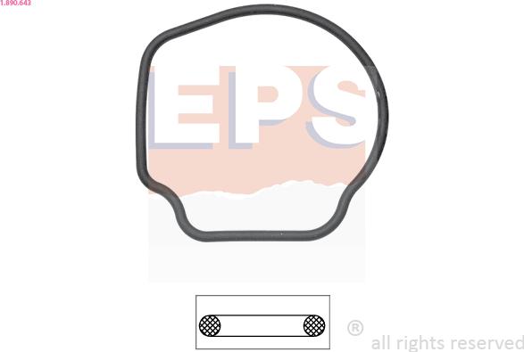 EPS 1.890.643 - Guarnizione, Termostato www.autoricambi360.it