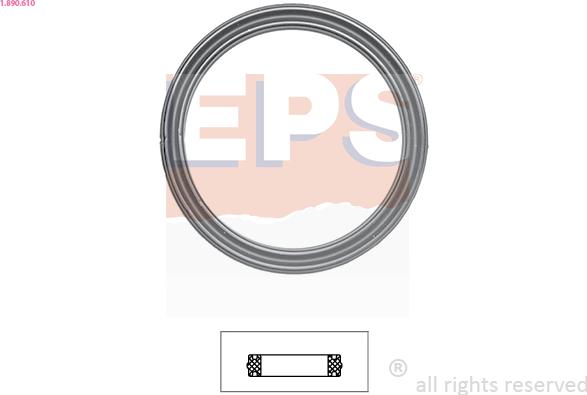EPS 1.890.610 - Guarnizione, Termostato www.autoricambi360.it