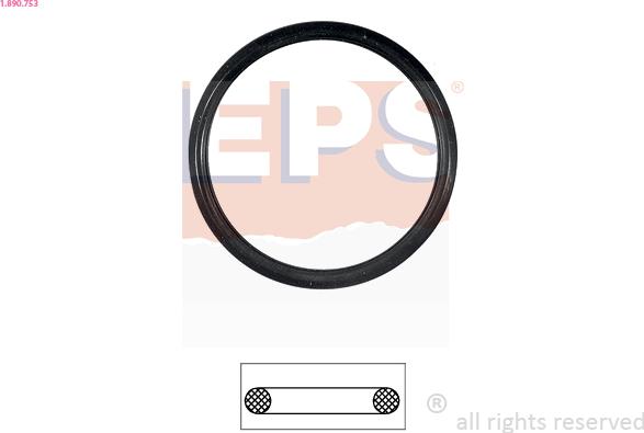 EPS 1.890.753 - Guarnizione, Termostato www.autoricambi360.it