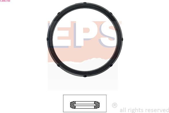 EPS 1.890.730 - Guarnizione, Termostato www.autoricambi360.it