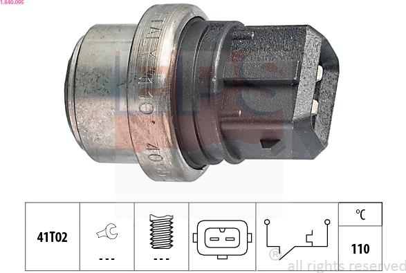 EPS 1.840.095 - Sensore, Temperatura refrigerante www.autoricambi360.it