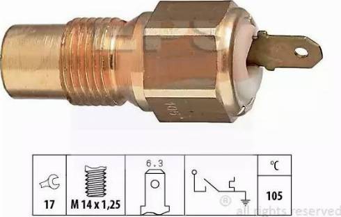 EPS 1.840.029 - Sensore, Temperatura refrigerante www.autoricambi360.it