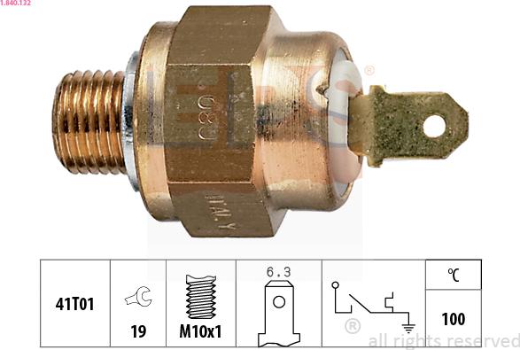 EPS 1.840.132 - Sensore, Temperatura refrigerante www.autoricambi360.it