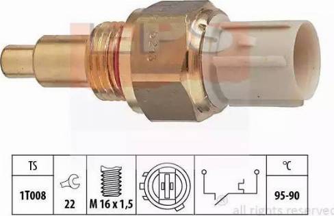 EPS 1.850.213 - Termocontatto, Ventola radiatore www.autoricambi360.it