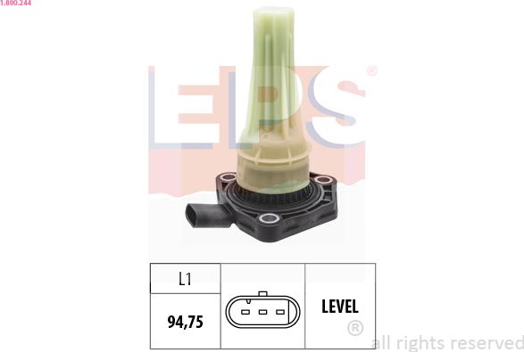 EPS 1.800.244 - Sensore, Livello olio motore www.autoricambi360.it