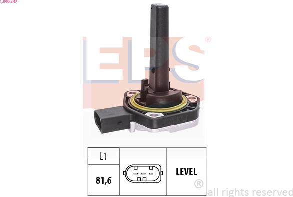 EPS 1.800.247 - Sensore, Livello olio motore www.autoricambi360.it