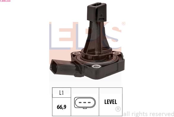 EPS 1.800.224 - Sensore, Livello olio motore www.autoricambi360.it