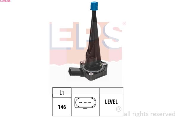 EPS 1.800.226 - Sensore, Livello olio motore www.autoricambi360.it