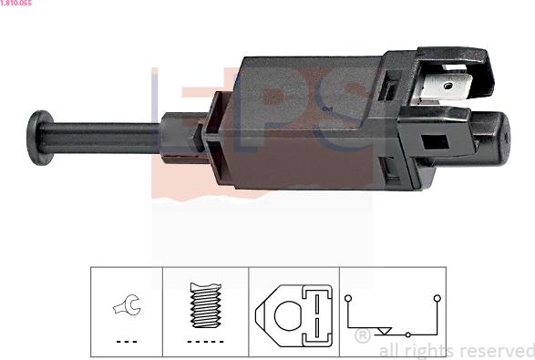 EPS 1.810.055 - Interruttore luce freno www.autoricambi360.it