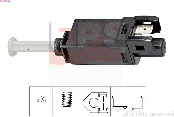 EPS 1.810.056 - Interruttore luce freno www.autoricambi360.it