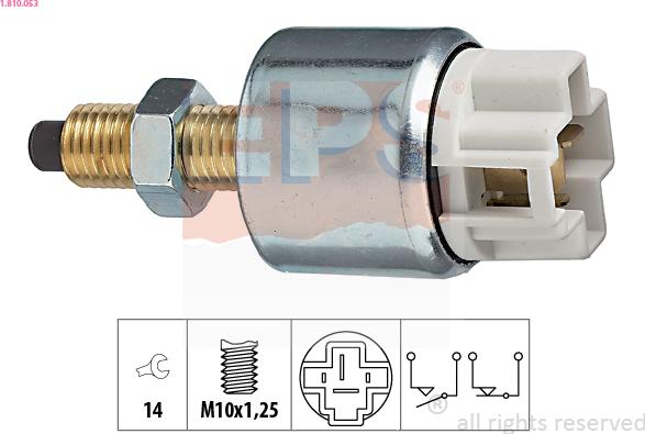 EPS 1.810.053 - Interruttore luce freno www.autoricambi360.it