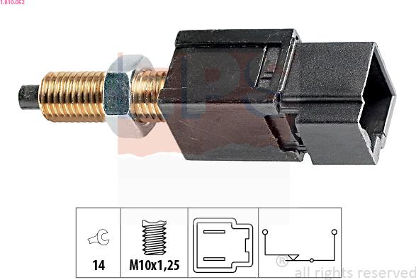 EPS 1.810.052 - Interruttore luce freno www.autoricambi360.it