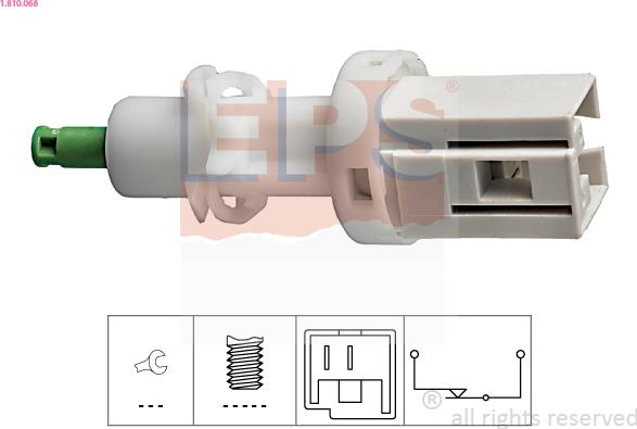 EPS 1.810.068 - Interruttore luce freno www.autoricambi360.it