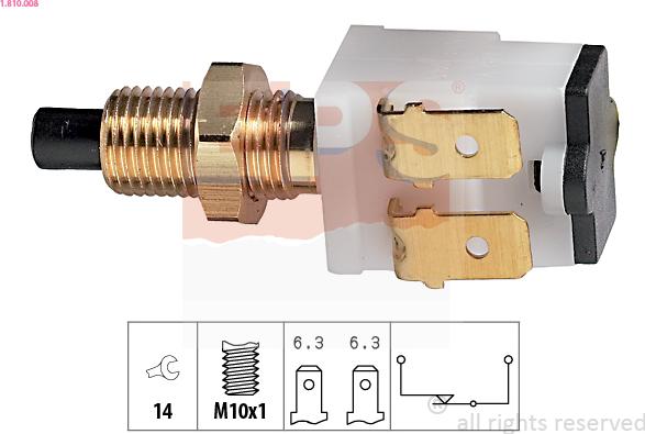 EPS 1.810.008 - Interruttore luce freno www.autoricambi360.it