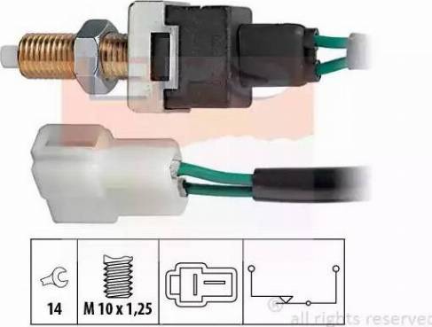 EPS 1.810.022 - Interruttore luce freno www.autoricambi360.it