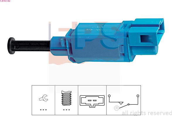 EPS 1.810.142 - Interruttore luce freno www.autoricambi360.it