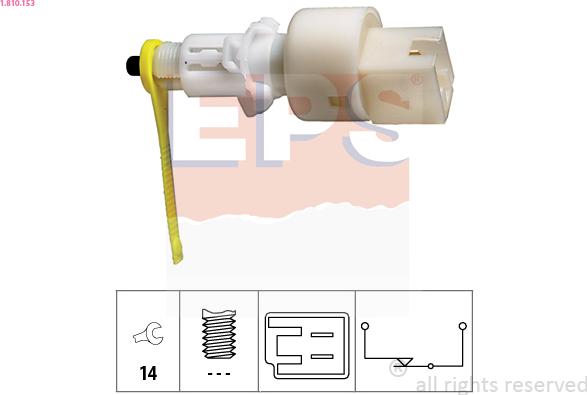 EPS 1.810.153 - Interruttore luce freno www.autoricambi360.it