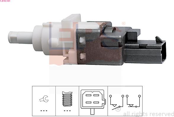 EPS 1.810.161 - Interruttore luce freno www.autoricambi360.it
