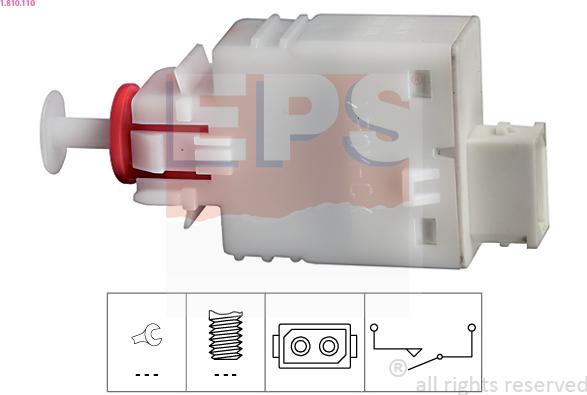 EPS 1.810.110 - Innesto, Comando disinnesto frizione www.autoricambi360.it