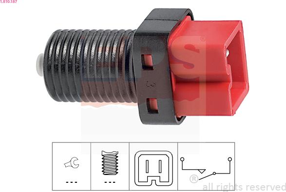 EPS 1.810.187 - Interruttore luce freno www.autoricambi360.it