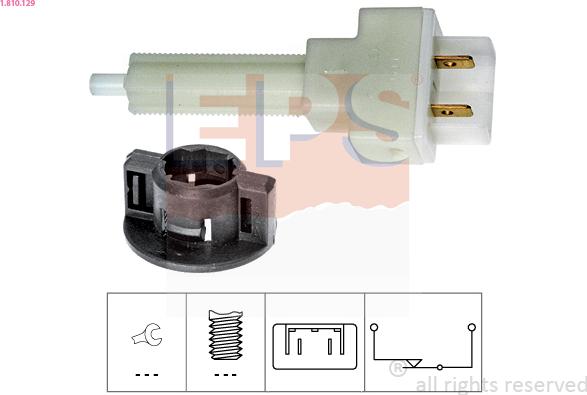 EPS 1.810.129 - Interruttore luce freno www.autoricambi360.it