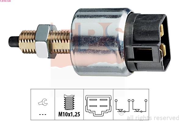 EPS 1.810.128 - Interruttore luce freno www.autoricambi360.it
