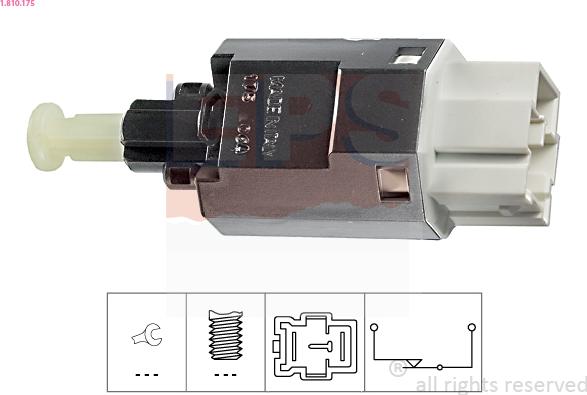 EPS 1.810.175 - Interruttore luce freno www.autoricambi360.it