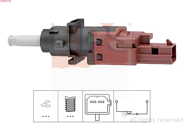 EPS 1.810.170 - Innesto, Comando disinnesto frizione www.autoricambi360.it