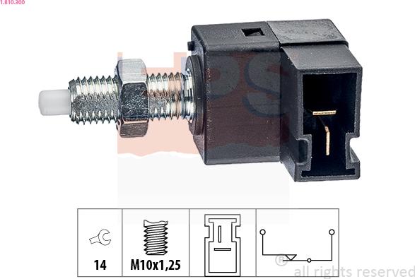 EPS 1.810.300 - Interruttore luce freno www.autoricambi360.it