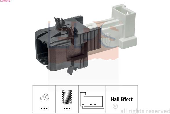 EPS 1.810.312 - Interruttore luce freno www.autoricambi360.it