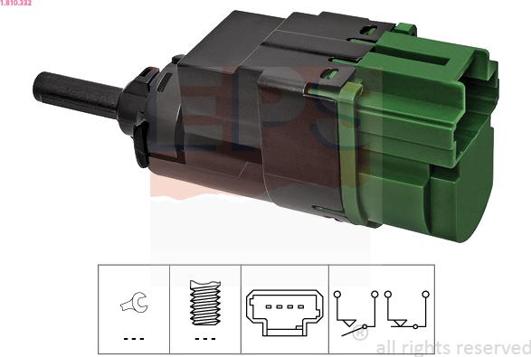 EPS 1.810.332 - Interruttore luce freno www.autoricambi360.it