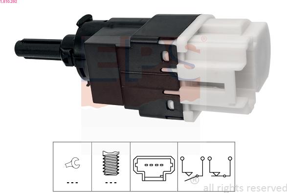 EPS 1.810.292 - Interruttore luce freno www.autoricambi360.it
