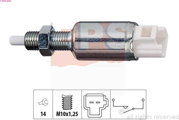 EPS 1.810.258 - Innesto, Comando disinnesto frizione www.autoricambi360.it