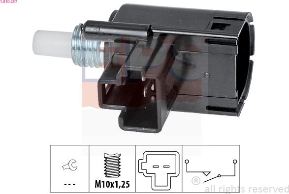 EPS 1.810.257 - Innesto, Comando disinnesto frizione www.autoricambi360.it