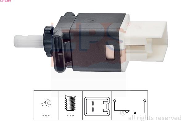 EPS 1.810.269 - Interruttore luce freno www.autoricambi360.it