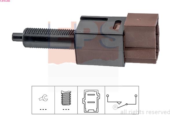 EPS 1.810.265 - Interruttore luce freno www.autoricambi360.it