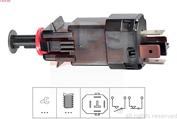 EPS 1.810.205 - Interruttore luce freno www.autoricambi360.it