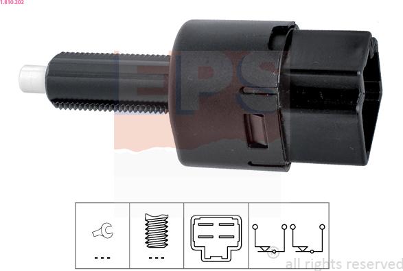 EPS 1.810.202 - Interruttore luce freno www.autoricambi360.it