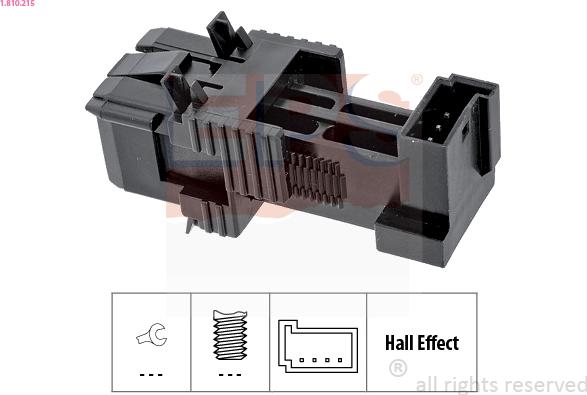 EPS 1.810.215 - Interruttore luce freno www.autoricambi360.it