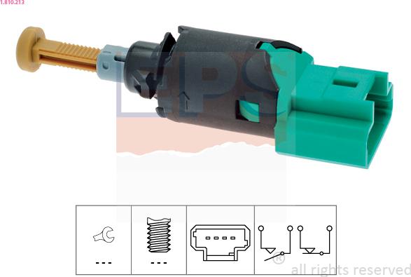 EPS 1.810.213 - Interruttore luce freno www.autoricambi360.it