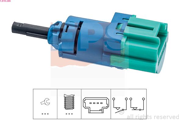 EPS 1.810.286 - Interruttore luce freno www.autoricambi360.it