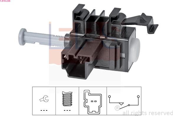 EPS 1.810.236 - Innesto, Comando disinnesto frizione www.autoricambi360.it